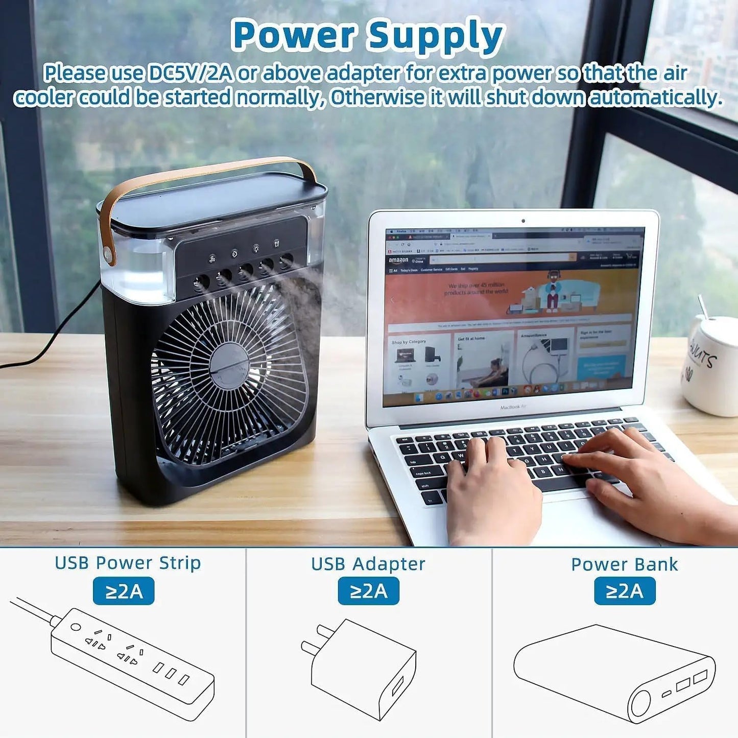 Fan Air Cooler fan USB Electric Fan